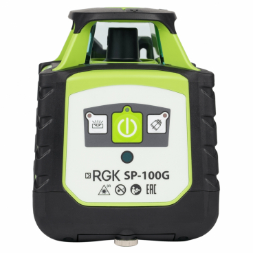 Нивелир лазерный ротационный RGK SP-100G + поверка Арт. 729599_50
